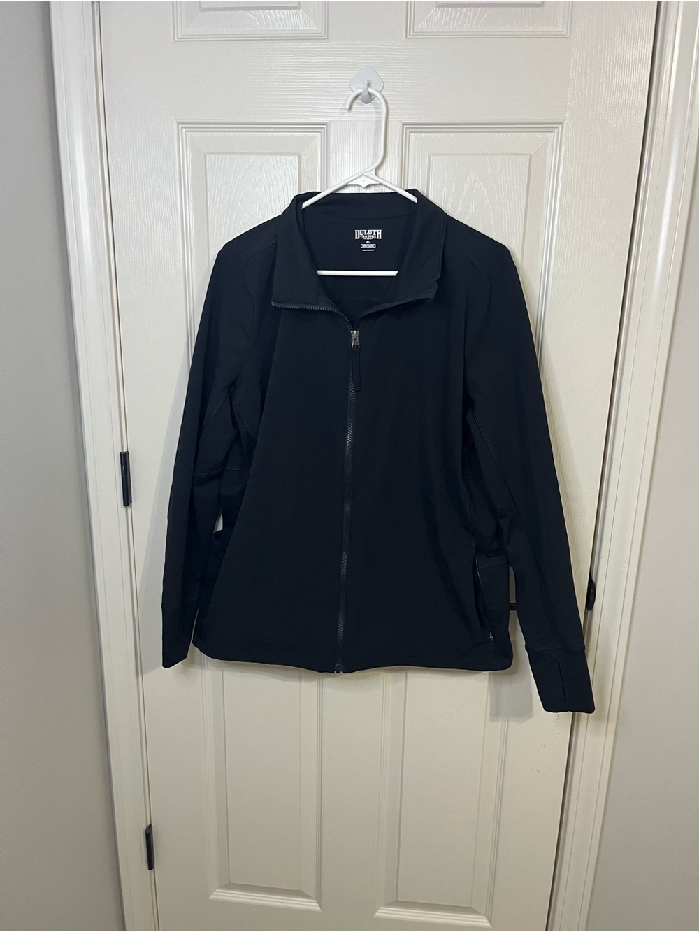 Duluth Trading Co Black Women's Utility Zip Jacket